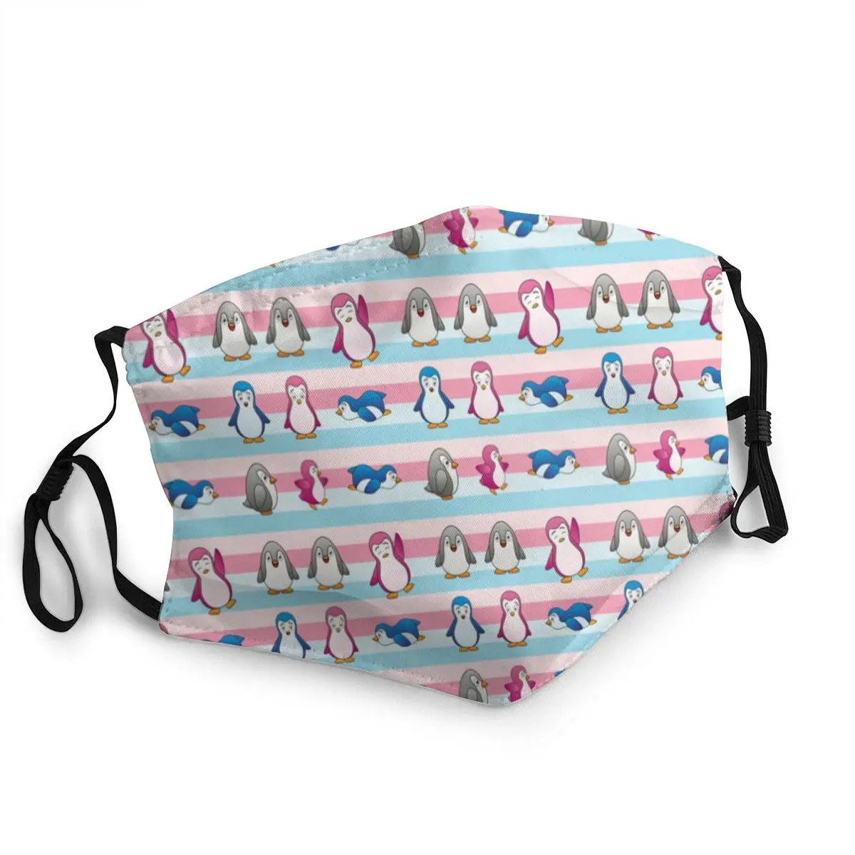 

Non-Disposable Cute Colorful Cartoon Penguin Face Mask Animal Anti Haze Protection Mask Respirator Mouth Muffle