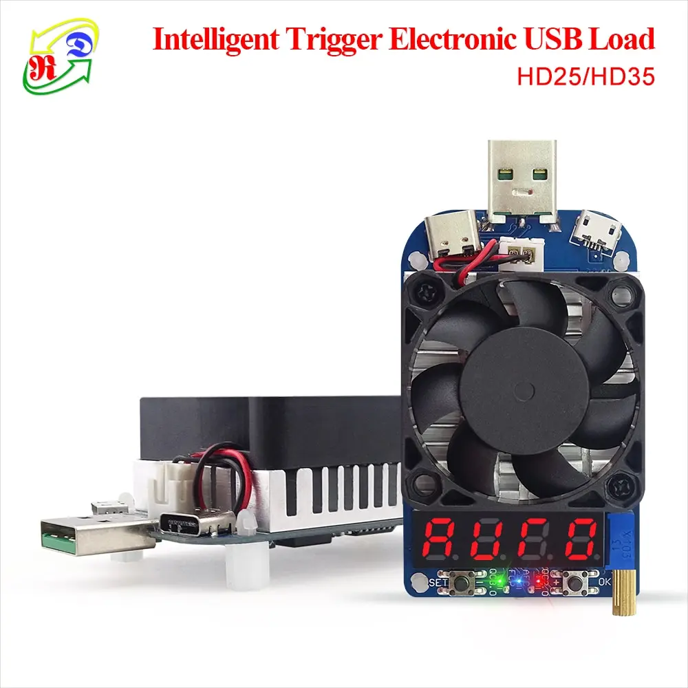 RD HD25 HD35 триггер QC2.0 QC3.0 Электронный USB нагрузочный резистор разрядка батарея тест