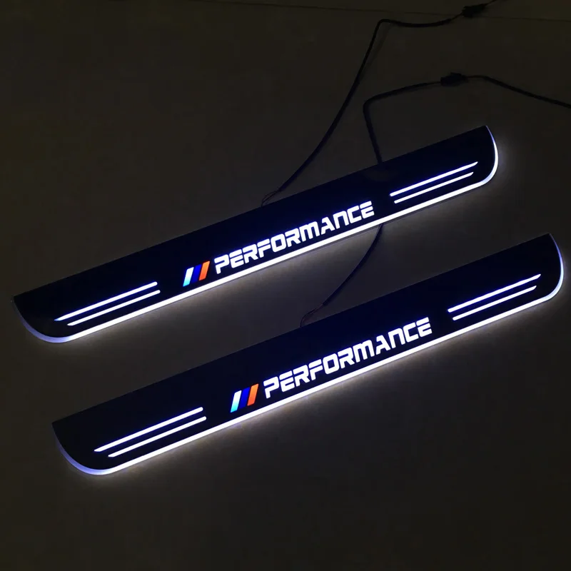 

Welcome Pedal Lights For BMW F10 F18 5Series 2010 - 2015 Pedal car Door Sill Pathway Lamps led thresholds scuff plates auto ford