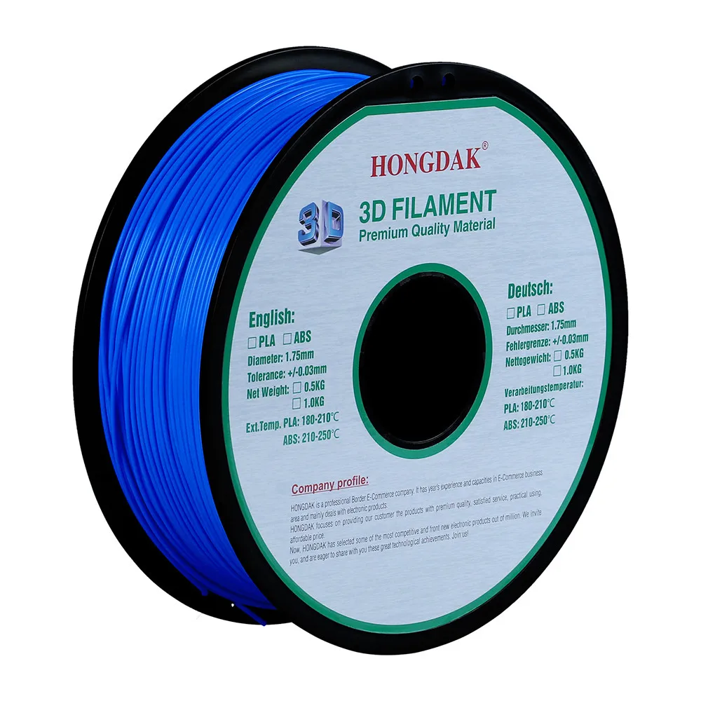 Blue Нить для 3d принтера PLA 1,75 мм белая 1 кг Высокое качество без примесей хорошая стабильность экономичная несколько цветов - Цвет: Blue
