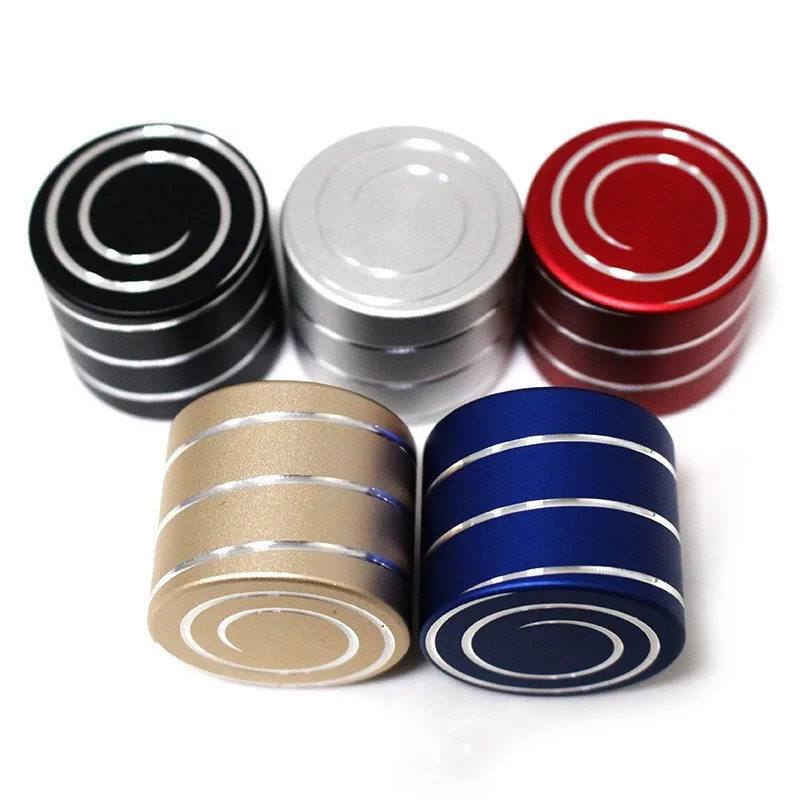 

40 мм металлический Спиннинг, алюминиевая кинетическая спиннинговая настольная игрушка, тихий гипнотический для взрослых, офисный спиннинг...