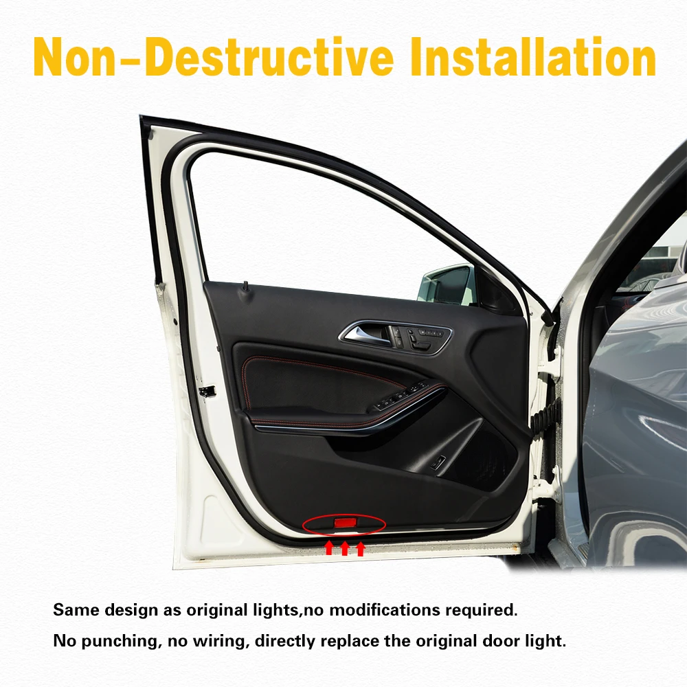 Светодиодный светильник для проектора с логотипом двери автомобиля аксессуары