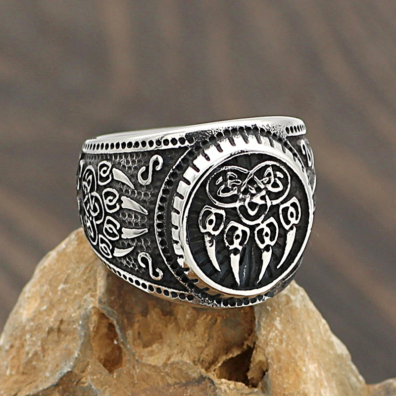 Скандинавский Викинг кольцо в стиле ретро для мужчин и женщин амулет с кельтским