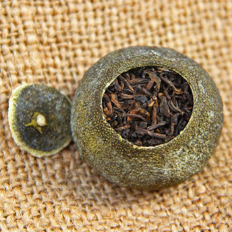 Цитрусовый Чай пуэр 10 лет корт вареный чай со вкусом мандарина мандарин пилинг