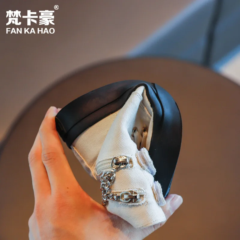 Детские Ботинки Martin 2020 Осень Новый стиль модная цепочка для мужчин и женщин детей