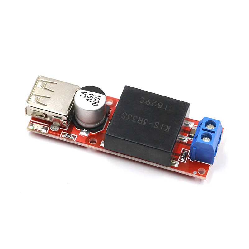 Плата преобразователя с USB-выходом DC-DC от 7 до 24 В 5 3 А неизолированный понижающий