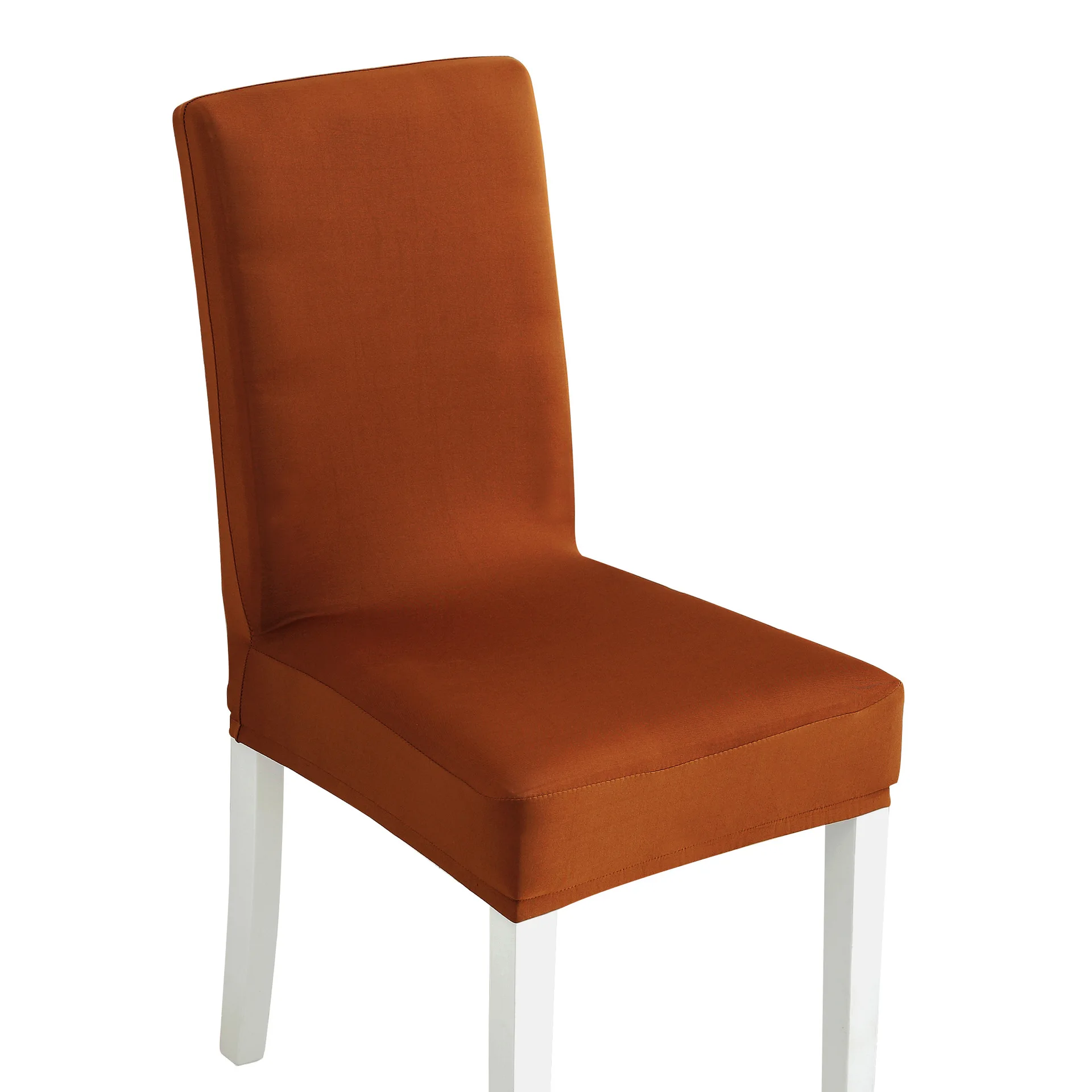 

Solid Color Chair Cover Spandex Slipcovers For Dining Room Stretch Elastic Chair Covers Banquet Hotel Kitchen Wedding
