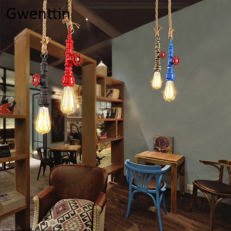 Винтажный Лофт промышленный подвесной светильник для труб приспособления