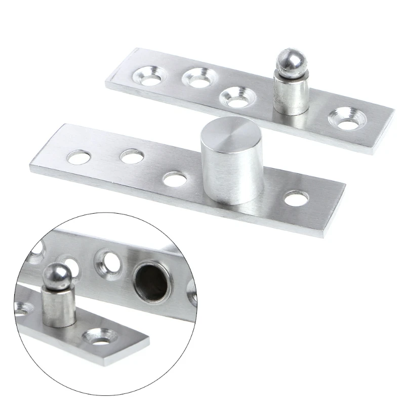 Вверх вниз вал двери из нержавеющей стали Поворотная Петля Pivot 75/100 мм 360 градусов
