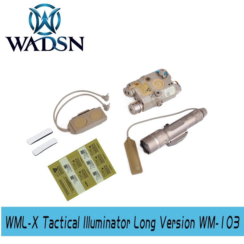 Wadsn BLOCK III набор аксессуаров включает LA-5C/PEQ 15 красный лазер WMX 200 фонарик двойной переключатель(WEX396+ NE04014+ WEX177