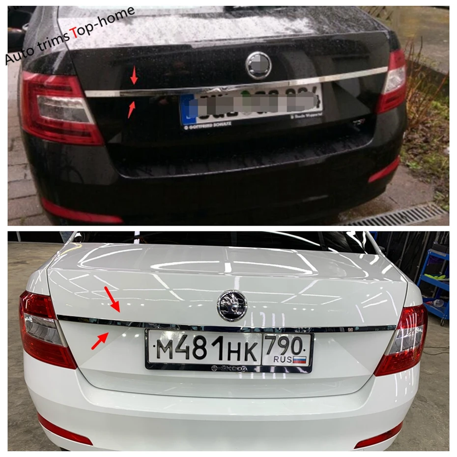 Yimaautotrims задняя Задняя Крышка багажника полоса для отделки дверей крышка Накладка