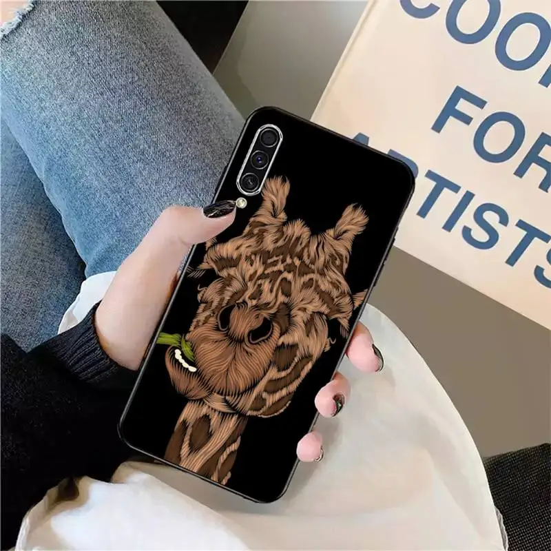 

line Art lion Animal Phone Case For Samsung galaxy A S note 10 7 8 9 20 30 31 40 50 51 70 71 21 s ultra plus