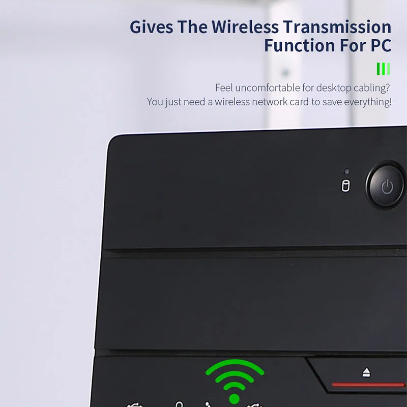 

813B Bluetooth 4.2 650Mbps Mini Wireless USB WI-FI Adapter 2.4+5Ghz LAN WIFI Network Card Bluethooth Transmitter for PC