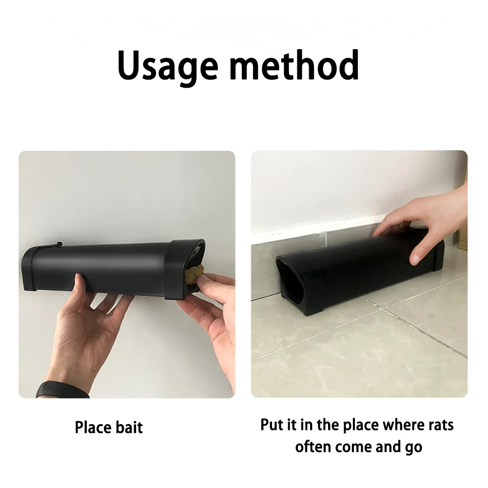 

Mousetrap Reusable No Kill Rodents Catcher Humane Smart Rat Cage Clamp Automatic Rat Trap