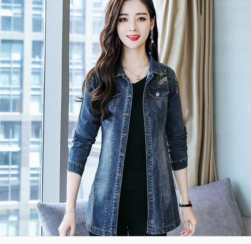 

2021 spring and autumn winter Long sleeve Women's Windbreaker coat