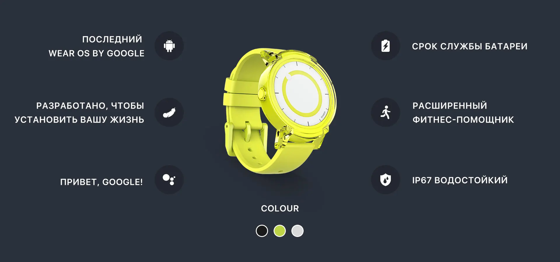 Смарт-часы TicWatch S Green Bluetooth gps умные часы для фитнеса для Android и iPhone IP67 водонепроницаемые Mobvoi