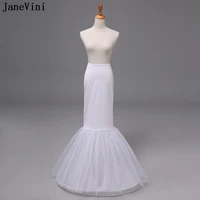 janevini one hoop white petticoat for mermaid wedding prom dress jupon robe sirene women adult crinoline slip bridal petticoats