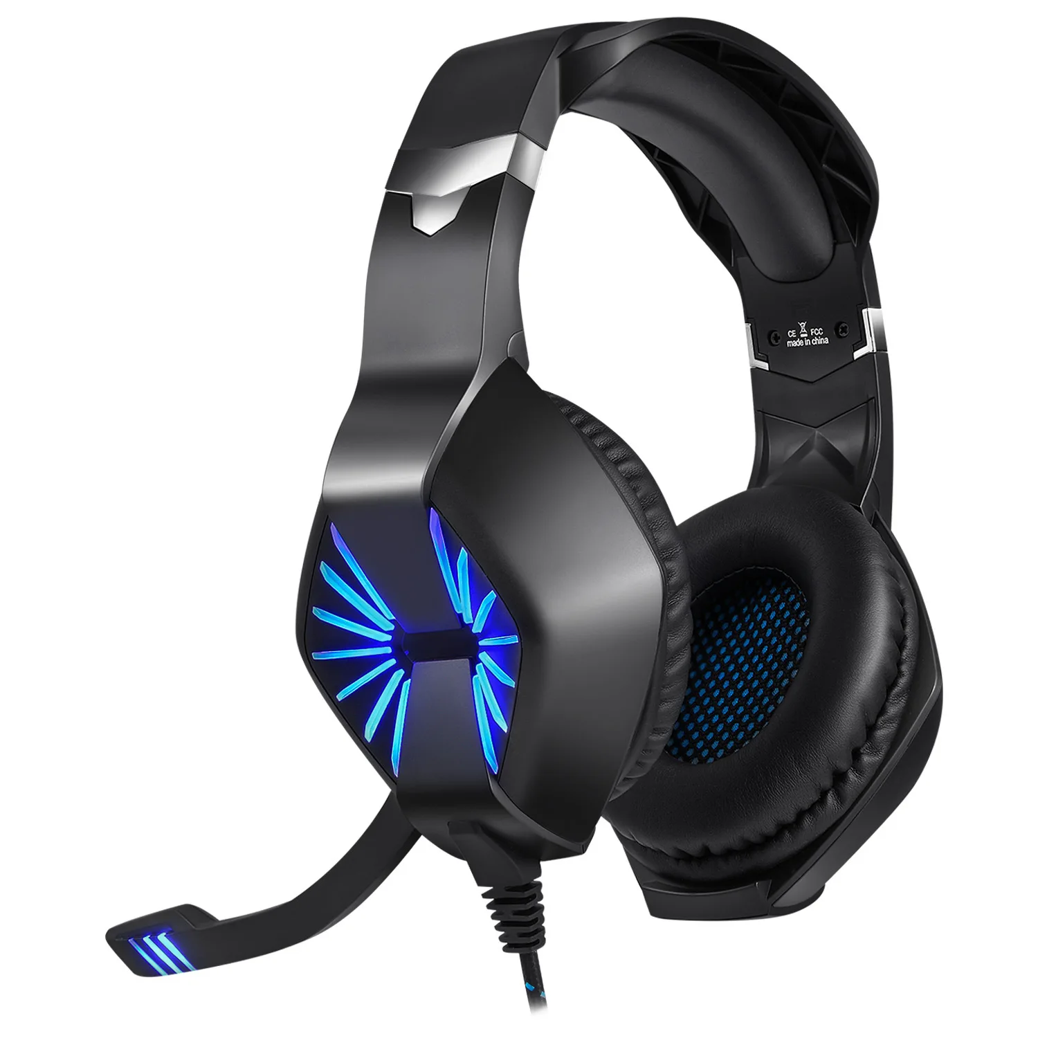 

LED the game logo customization wearing type e-sports headsets