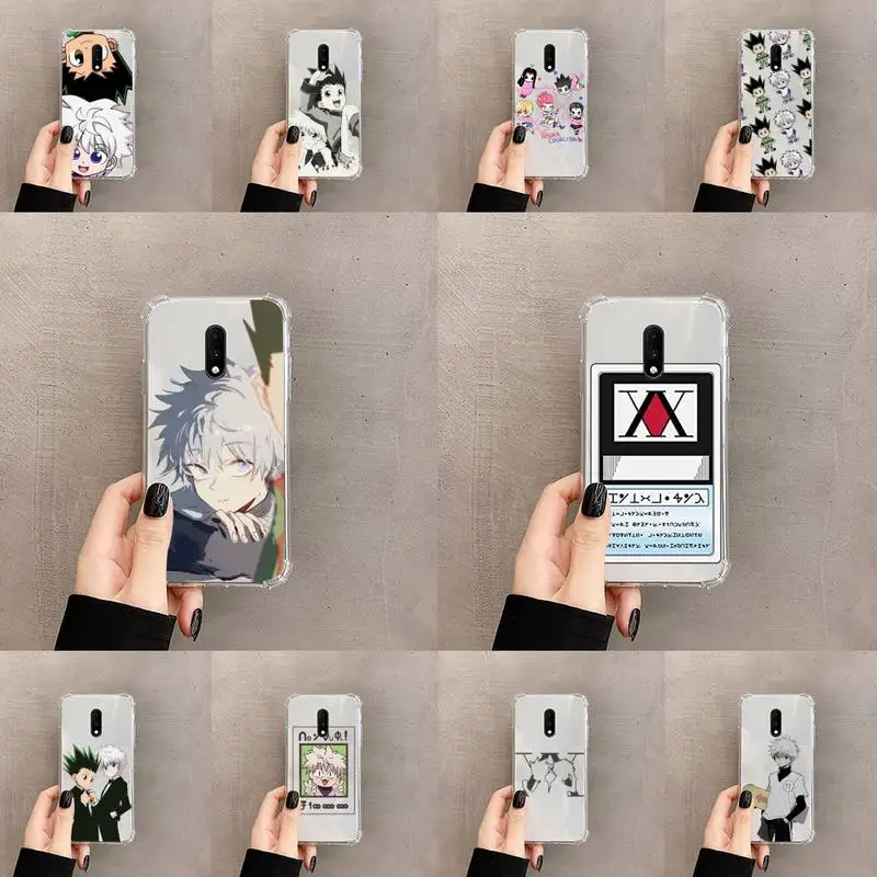 

Hunter X hunter Phone Case Transparent For OnePlus MEIZU MEITU M 7 8 9 16 17 T PRO XS moible bag
