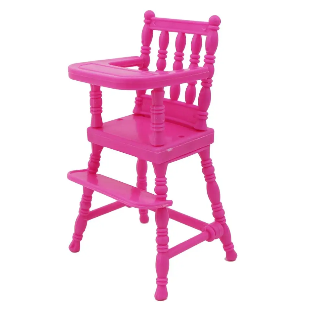 3x Mix Style Bedroom Furnitures High Chair Trolley Mini Bed Baby Accessories for Barbie Doll Kelly Dollhouse DIY Toys | Игрушки и хобби
