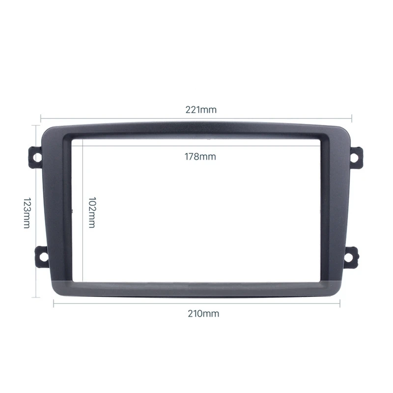 Панель модификации аудиосистемы для автомобиля 2 Din панель навигации DVD Mercedes-Benz W203