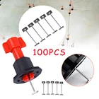 100 шт., сменные стальные иглы для выравнивания стен и плитки, 1,5 мм