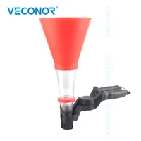 engine oil filling set universal oil funnel with adjustable width holding clamp multifunctional pour oil tool for car repairing