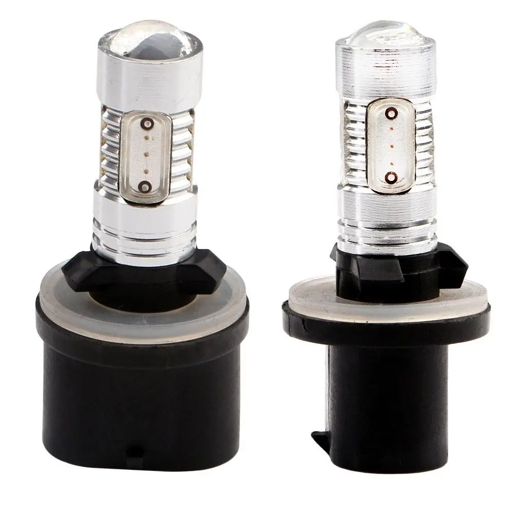 Car Lights Source 880 PG13 H27W/1 Socket Type Fog DRL Lamp High Power 7.5W COB Led Projector With Lens Big Promotion Bulb |