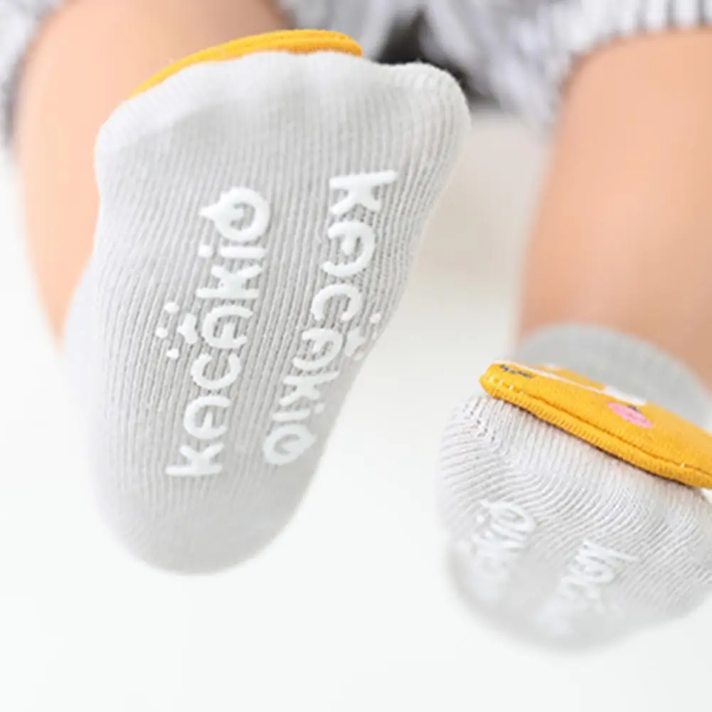 

Casual 1 Pair Non-slip Kids Cartoon Short Socks Elastic Baby Short Socks Comfortable Baby Supplies