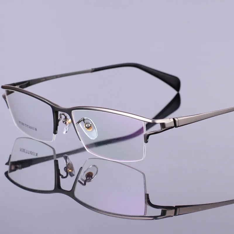 57 18 150 очки из чистого титана Высококачественная мужская оправа по рецепту