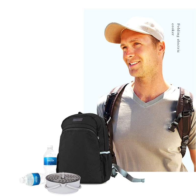 Складной электрический чайник-Сковорода с подогревом контейнер для еды коробка