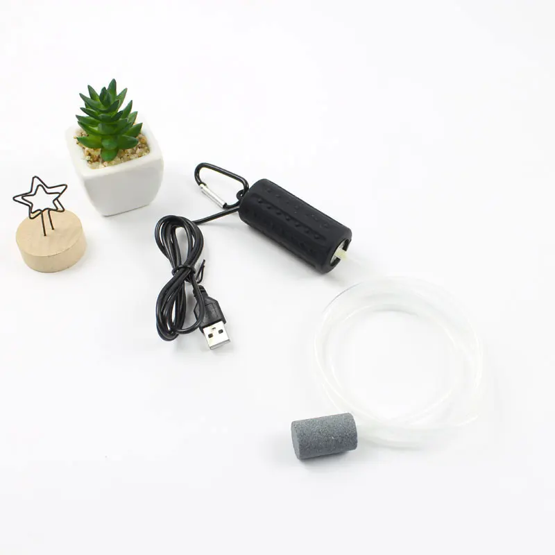 USB аквариумный рыболовный Мини резервуар кислородный воздушный насос