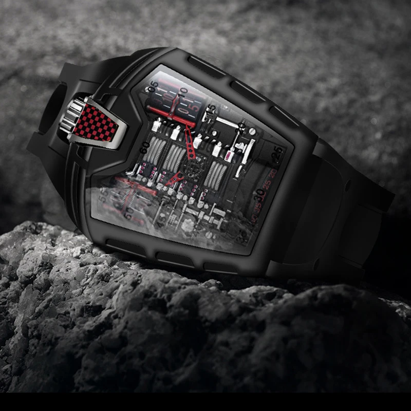 Оригинальные мужские классические кварцевые часы гоночные спортивные наручные