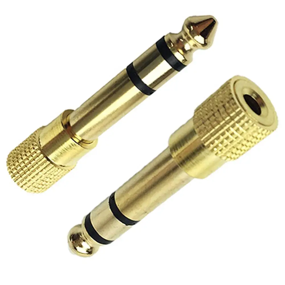 

1PCS Jack 1/8 3.5mm Female to 6.5mm 1/4 Male Connector Headphone Amplifier Audio Adapter Microphone Plug Stereo Audio