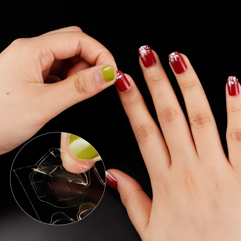 10 шт. двусторонний клей наклейка для ногтей|Стикеры и наклейки| |