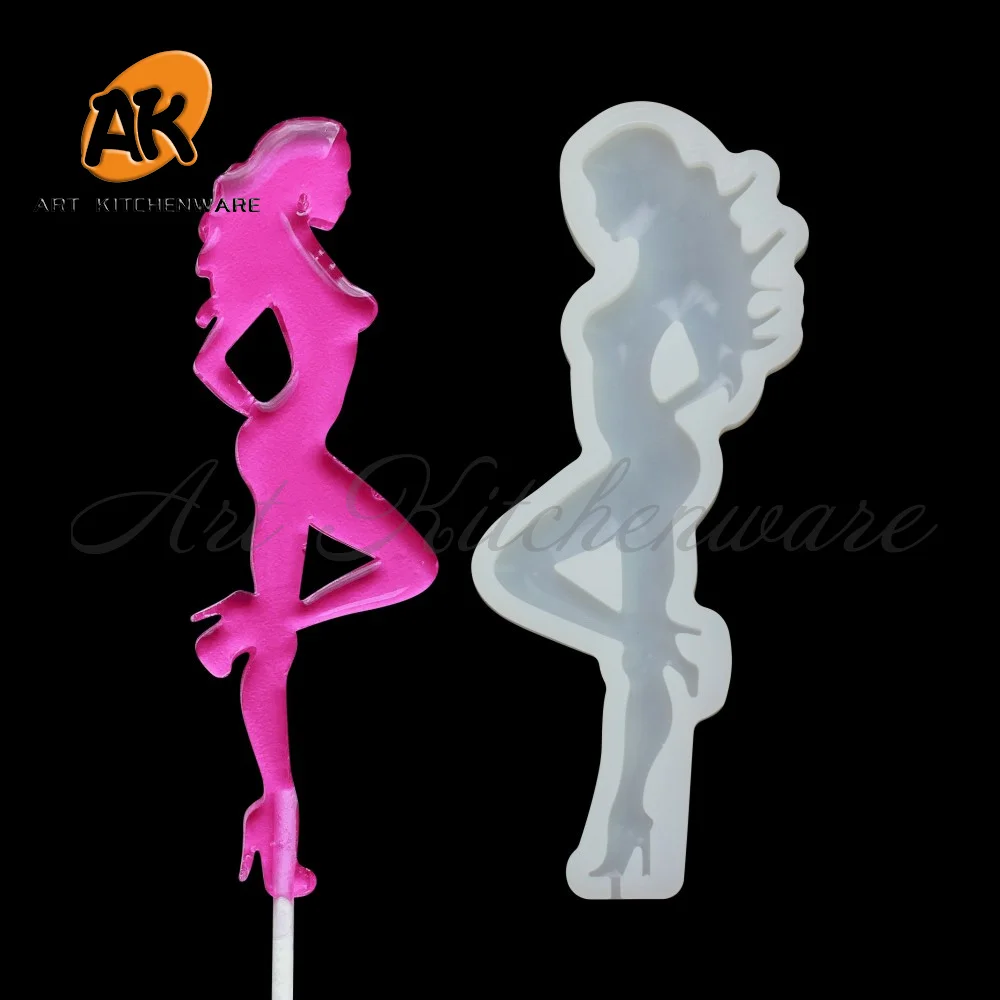 Дизайнерская форма для конфет и муссов в виде танцующей девушки инструменты