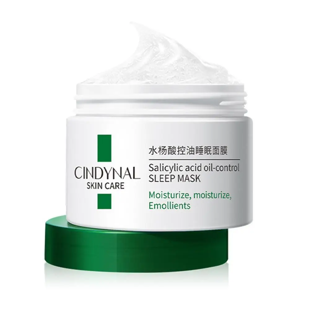 

120g Salicylic Acid Acne Cream Mask Moisturizes And Shrink Pores With No-wash Oil Control Sleep Mask Face Skin Care