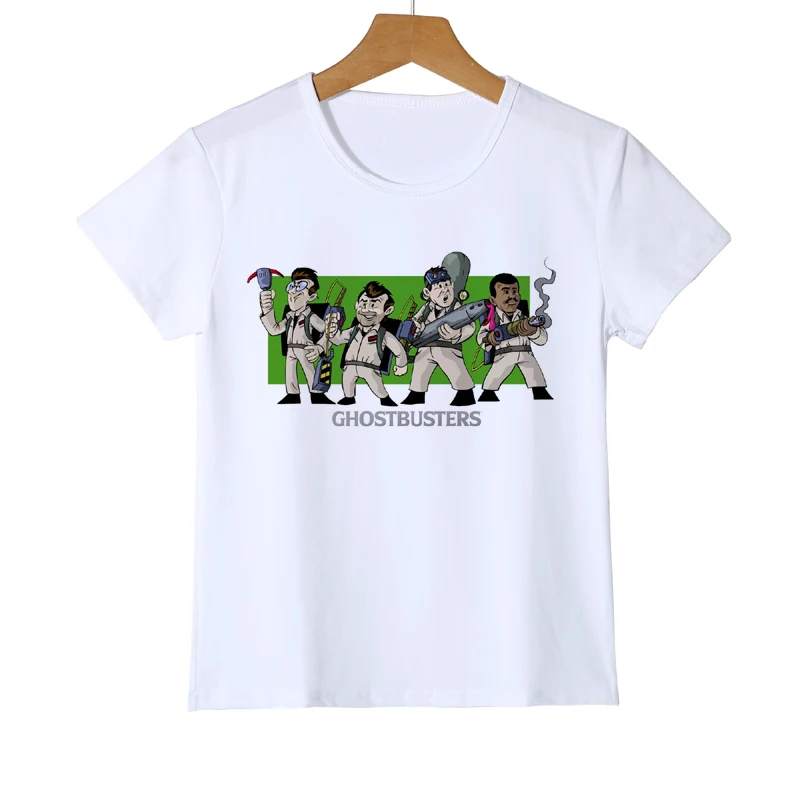 

New Movie Ghostbusters T Shirt Kid 2020 Summer T-shirt Crew Neck Baby Tshirt Children Infant Toddler Boy Girl Tops Tees Z26-4