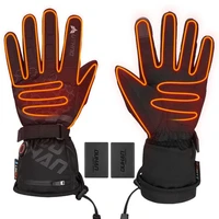 motorbike winter cycling gloves heated touch screen battery powered ski outdoor camping hiking motorcycle gloves waterproof