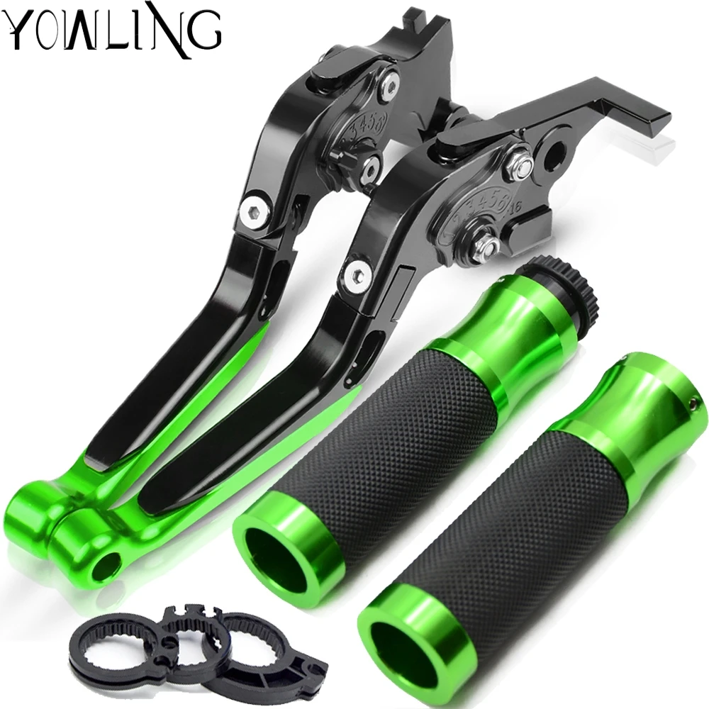 Регулируемые складные выдвижные рычаги тормозной муфты и ручки руля для Kawasaki Z400