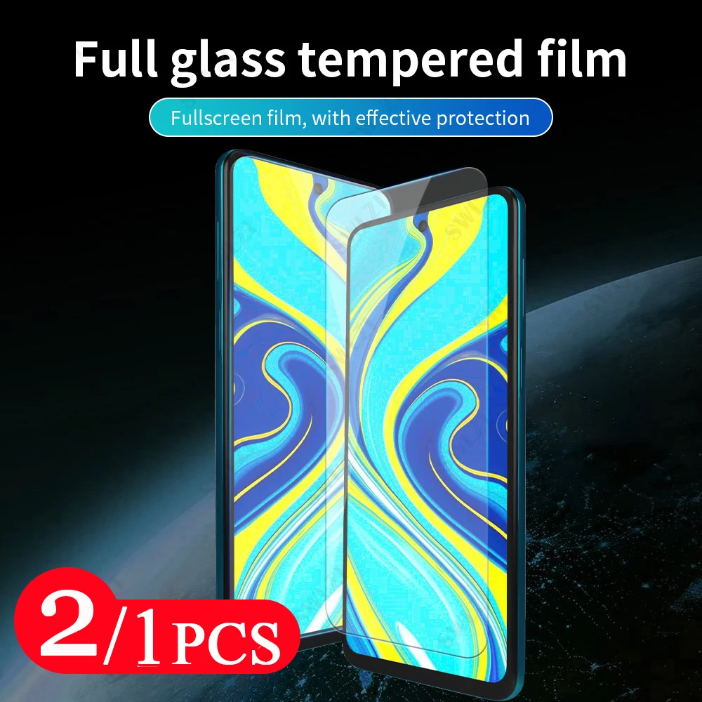 

2-1Pcs Phone Screen Protecto for Xiaomi Redmi 10X 9C 9A 9AT 9i Note 9 9T 9S 8 8T 8A 7 7S Pro Max Tempered Glass protective Film