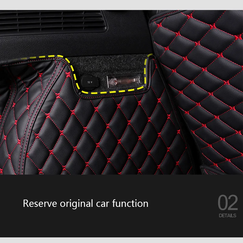 Кожаные автомобильные коврики для багажника на заказ Alfa Romeo Stelvio 2017 2017-2018 Giulia