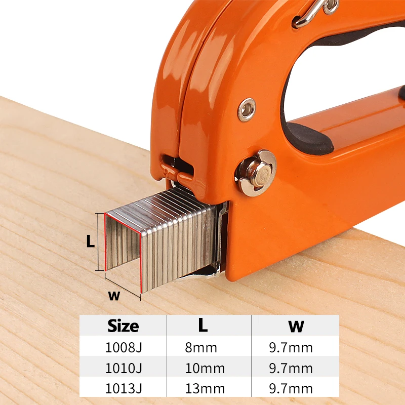 

3 IN 1 Heavy Duty Staple Gun For DIY Home Decoration Furniture Tool Wood Frame Nail Gun With 10J / F / Round Staple Type Nails