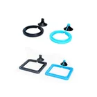 Кольцо для кормления, 2 цвета, принадлежности для кормления рыб для аквариума, пластиковая плавучая круглая квадратнаякруглая плавающая кормушка для еды