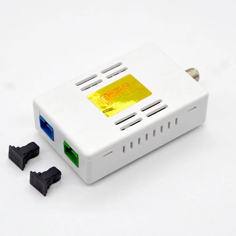 10pcs New CATV Optical Receiver FTTH Passive Optical Receiver SC/UPC APC With WDM ,Inch F Head Output Free Shipping To Brazil