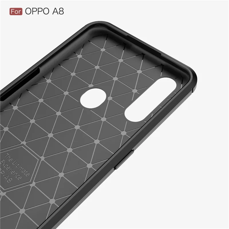case for oppo a8 cover shockproof soft tpu brushed silicone back phone case for oppo a8 funda for oppo a8 coque 6 5 free global shipping