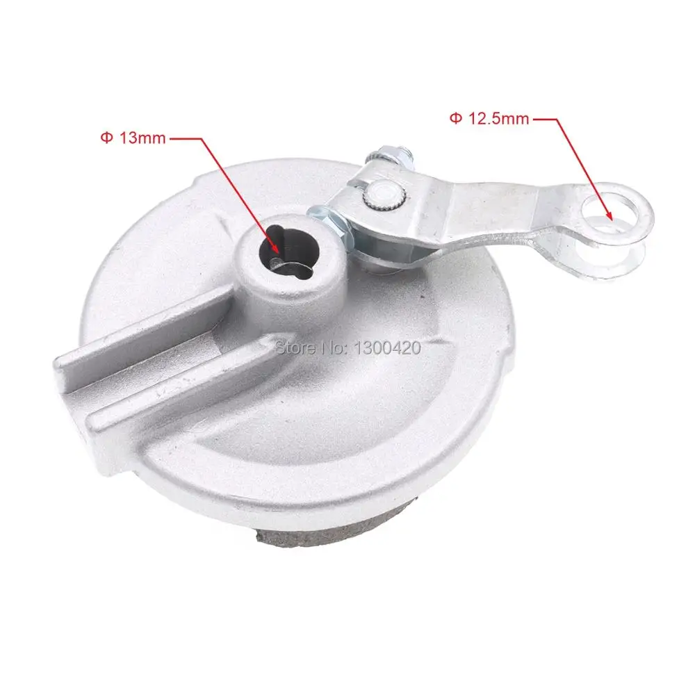 10 дюймов Барабанный тормоз с обувью подходит для грязи велосипед ямы заднего