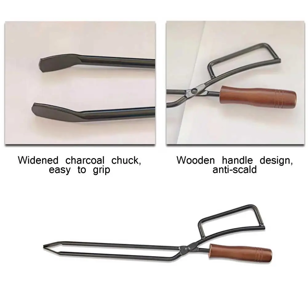 

Barbecue Carbon BBQ Charcoal Tongs Clamp Aluminum BBQ Tools Pliers Grilled Food Clip Portable Tongs Barbecue Accessories