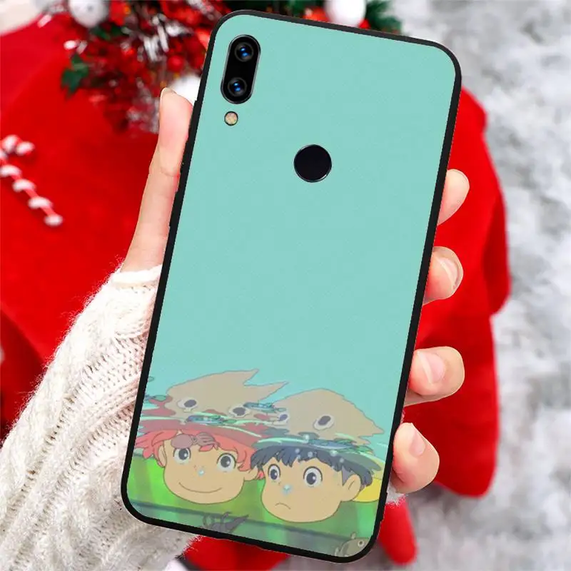 

Japan anime Ponyo on the Cliff Phone Case For Xiaomi Redmi note 7 8 9 t max3 s 10 pro lite coque shell cover funda