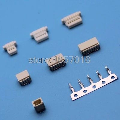 

20 Set SH1.0 Connetor 1.0mm Pitch Horizontal Type 2/3/4/5/6/7/8/9/10P/11P/12P ( Pin Header + Housing + Terminal )